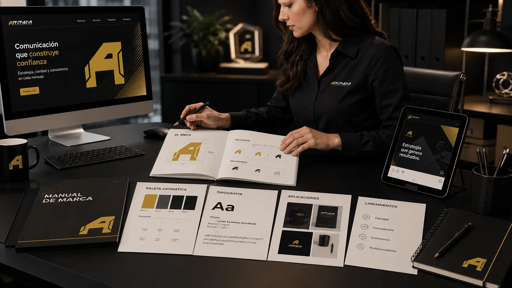 Evidencia visual de Branding y homogeneización de comunicación