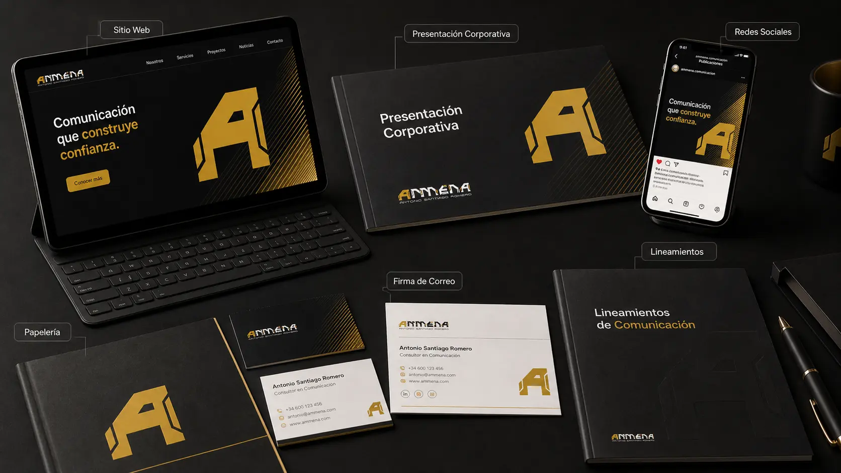 Servicio AMMENA de Branding y homogeneización de comunicación