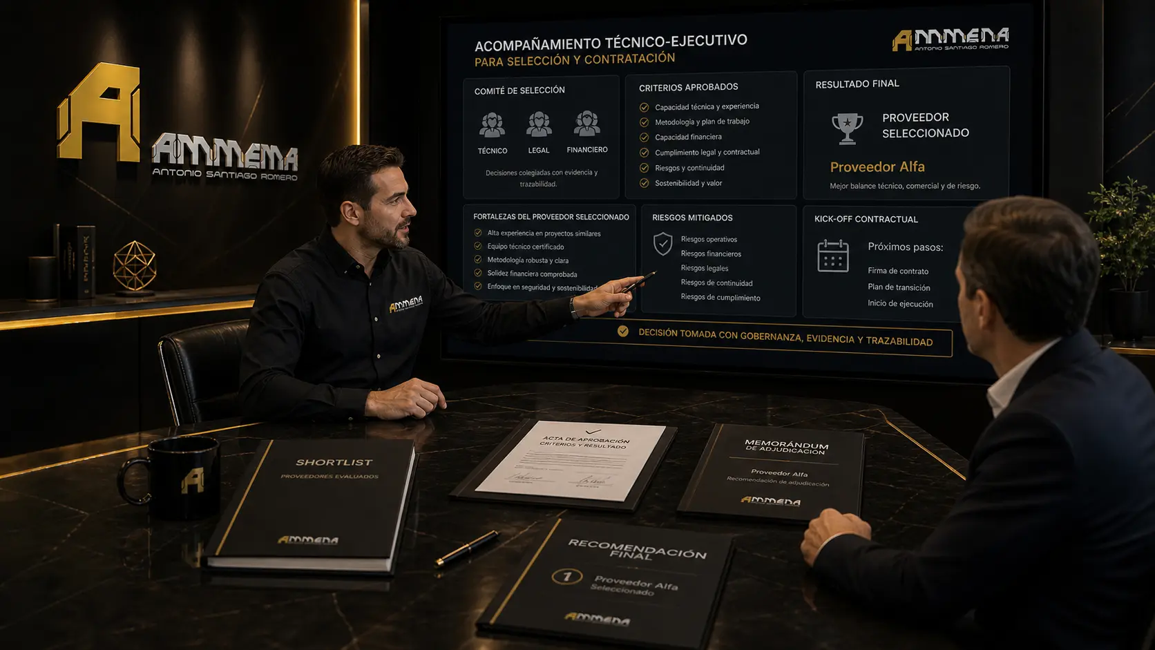 Evidencia visual de Acompañamiento técnico-ejecutivo para selección y contratación