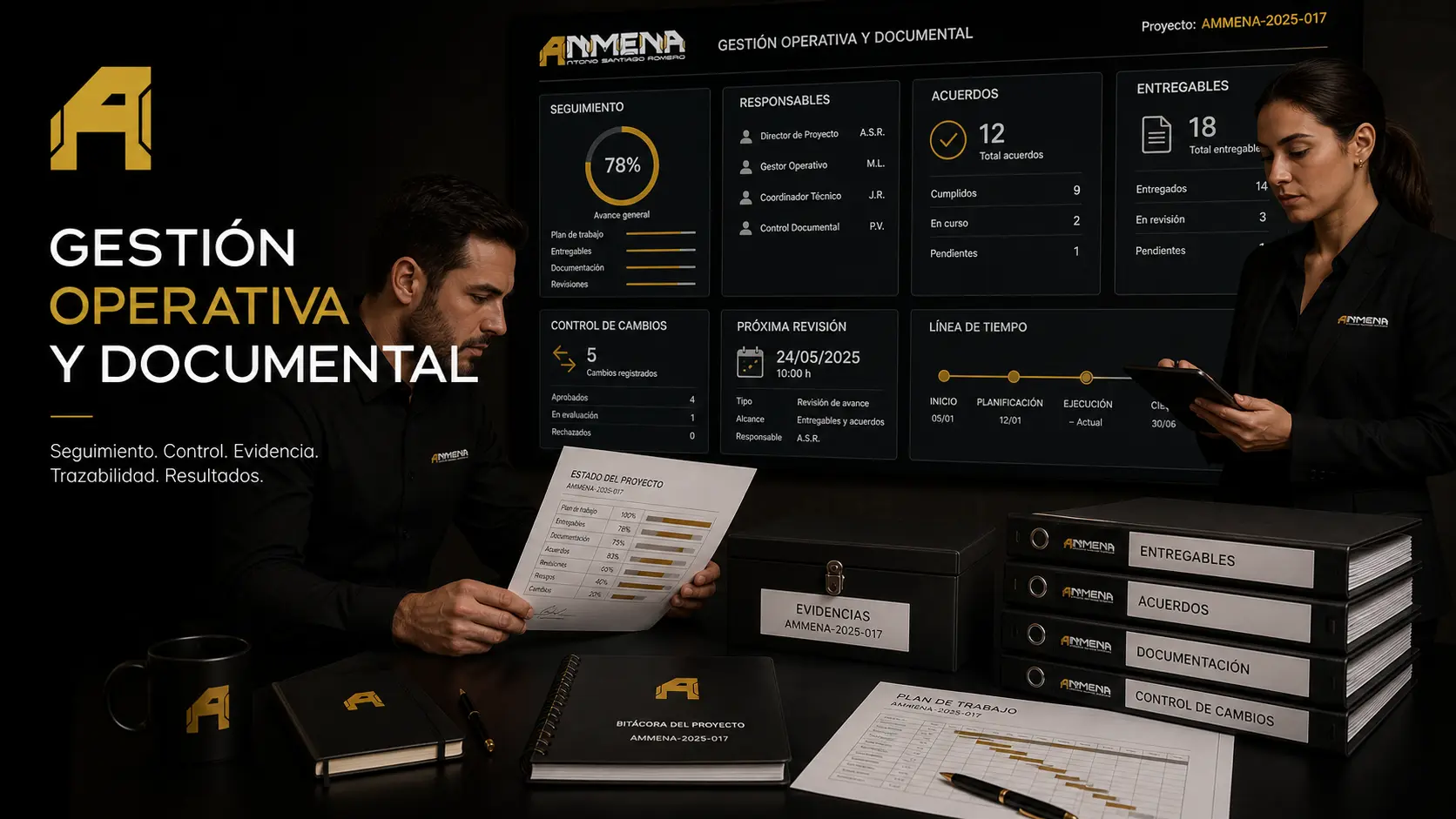 Evidencia visual de Gestión operativa y documental