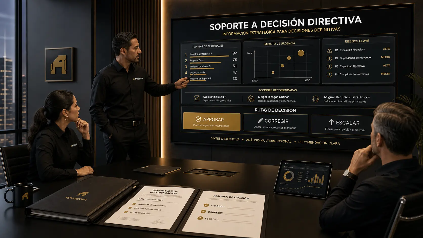 Soporte a Decisión Directiva